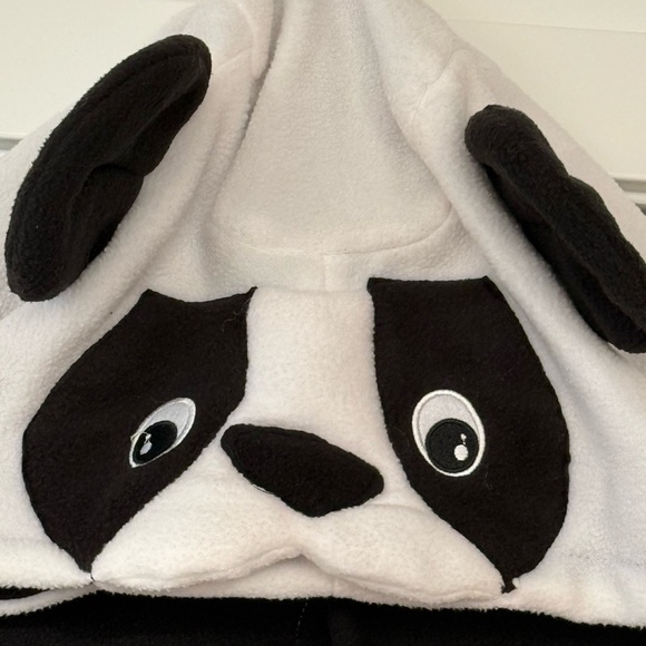 ✨Host pick✨Spirit Black and White Panda Hooded Jumpsuit size up to 44 - Picture 4 of 6